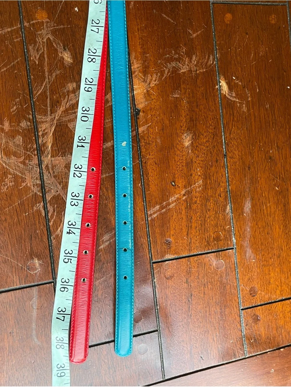 Vintage Belts  in Red and Turquoise